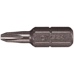 Phillips Screwdriver Bits; Point Size: #2; Drive Size: 1/4; Reversible: No; Quick-change: No; Overall Length (Inch): 1; Impact Rated: Yes