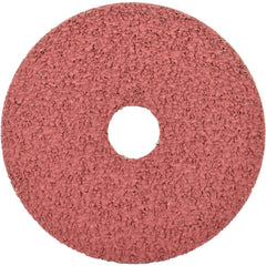 Fiber Disc:  9-1/8" Disc Dia, Arbor Hole, 60 Grit, Aluminum Oxide