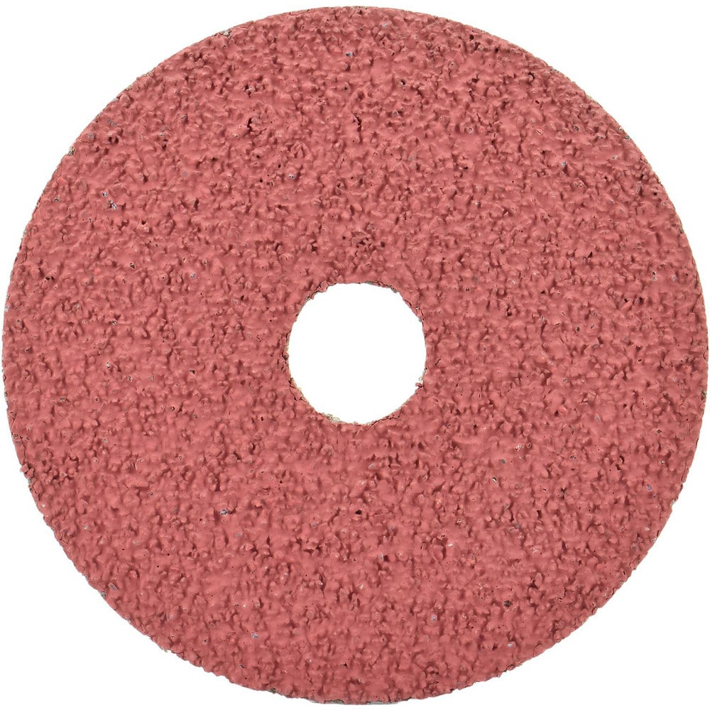 Fiber Disc:  4-1/2" Disc Dia, Arbor Hole, 60 Grit, Aluminum Oxide