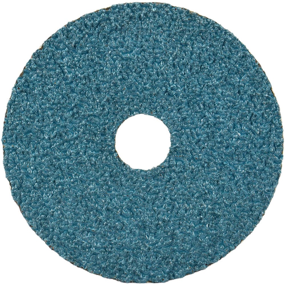 Fiber Disc:  7" Disc Dia, Arbor Hole, 80 Grit, Zirconia Alumina