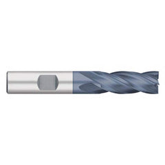 Square End Mill: 3/4" Dia, 1-5/8" LOC, 4 Flute, Cobalt