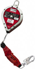 Self-Retracting Lifeline:  420 lb Capacity,  20.00' Lifeline,  Carabiner