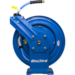 BluBird 3/8" x 50' Rubber Air Hose Dual Arm Reel