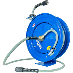 BluBird BluShield 3000 psi 1/4" X 100' Heavy Duty Dual Arm Pressure Washer Hose Reel Assembly