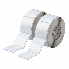 Label Maker Label: White, Polyester, 250 per Roll