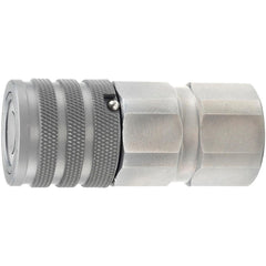 Hydraulic Hose Coupler: No Lock Female Pipe Thread Coupler3/4", 3/4-14, 3,625 psi