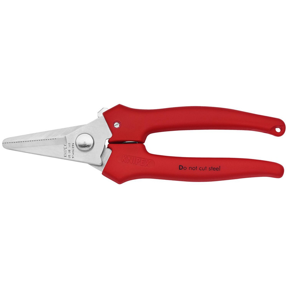 Snips; Snip Type: Kevlar Snip; Tool Type: Combination Shears; Cutting Length (Decimal Inch): 1.0000; Overall Length Range: 4 to 6.9 in; Cutting Direction: Straight