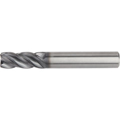 Square End Mill: 11.00 mm Dia, 26.00 mm LOC, 4 Flute, Solid Carbide