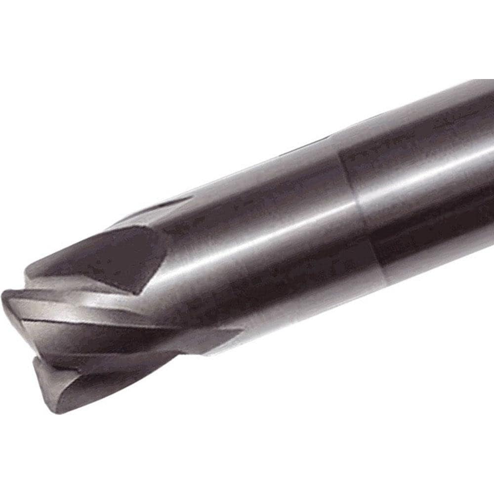 Corner Radius End Mill: 20 mm Dia, 1.00 mm LOC, 3 Flute, Ceramic