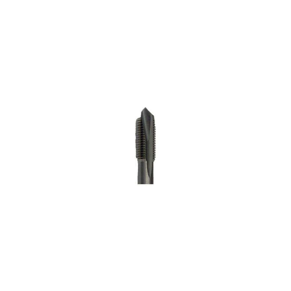 Spiral Point Tap: 1/4-20 UNC, 3 Flutes, Plug Chamfer, 2B Class of Fit, HSS, Bright/Uncoated Coated