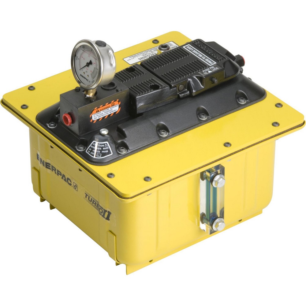 Power Hydraulic Pumps & Jacks; Type: Air Hydraulic Pump; 1st Stage Pressure Rating: 5000; 2nd Stage Pressure Rating: 5000; Pressure Rating (psi): 5000; Oil Capacity: 462 in¬≥; Actuation: Air Compressor