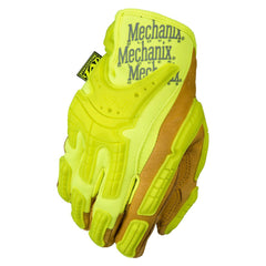 Work Gloves: Mechanix Wear CG40-91, Size Large, Leather Lined, Leather, Impact