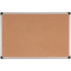 Cork Bulletin Boards; Bulletin Board Type: Open Cork Bulletin Board; Board Color: Brown; Board Material: Cork; Width (Inch): 47.2; Height (Inch): 35.4; Frame Material: Aluminum; Frame Color: Silver