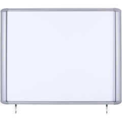 Whiteboards & Magnetic Dry Erase Boards; Board Material: Lacquered Steel; Frame Material: Aluminum; Height (Inch): 30; Width (Inch): 26-1/2; Magnetic: Yes; Erasure Type: Dry; Reversible: No