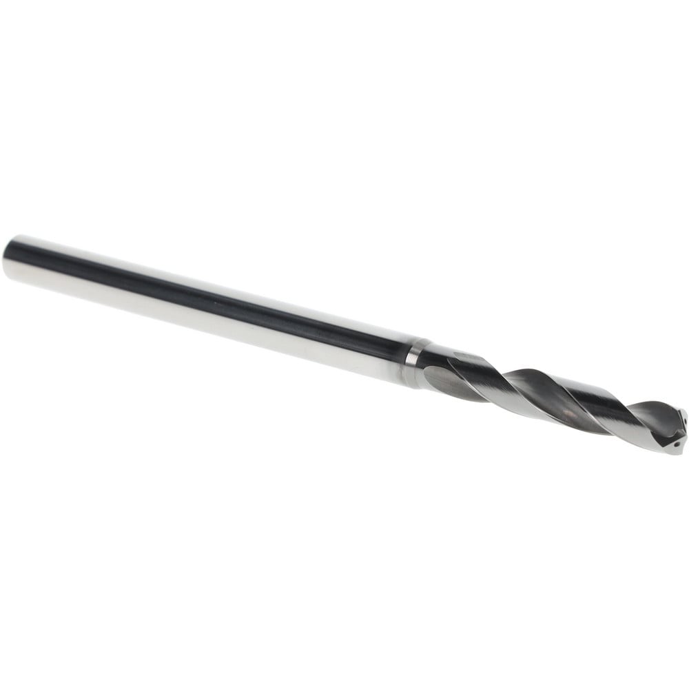 Screw Machine Length Drill Bit: 11/64" Dia, 140 deg Point, Solid Carbide