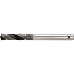 Screw Machine Length Drill Bit: 4.10 mm Dia, 140 deg Point, Solid Carbide