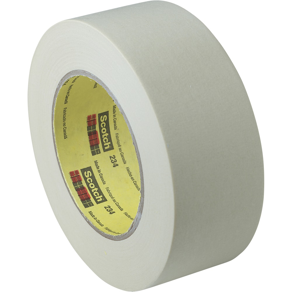 Masking Tape: 96 mm Wide, 55 m Long, 5.9 mil Thick, Tan