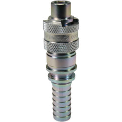 Pneumatic Hose Fittings & Couplings; Fitting Type: Air Hose; Type: Coupler; Coupling Type: Coupler; Interchange Type: Bowes; Thread Type: Hose Barb; Coupler Size: 0.5; Material: Steel; Thread Standard: Non-Threaded