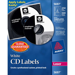 Label Maker Label: White, Paper, 11-1/2" OAL, 9" OAW, 250 per Roll