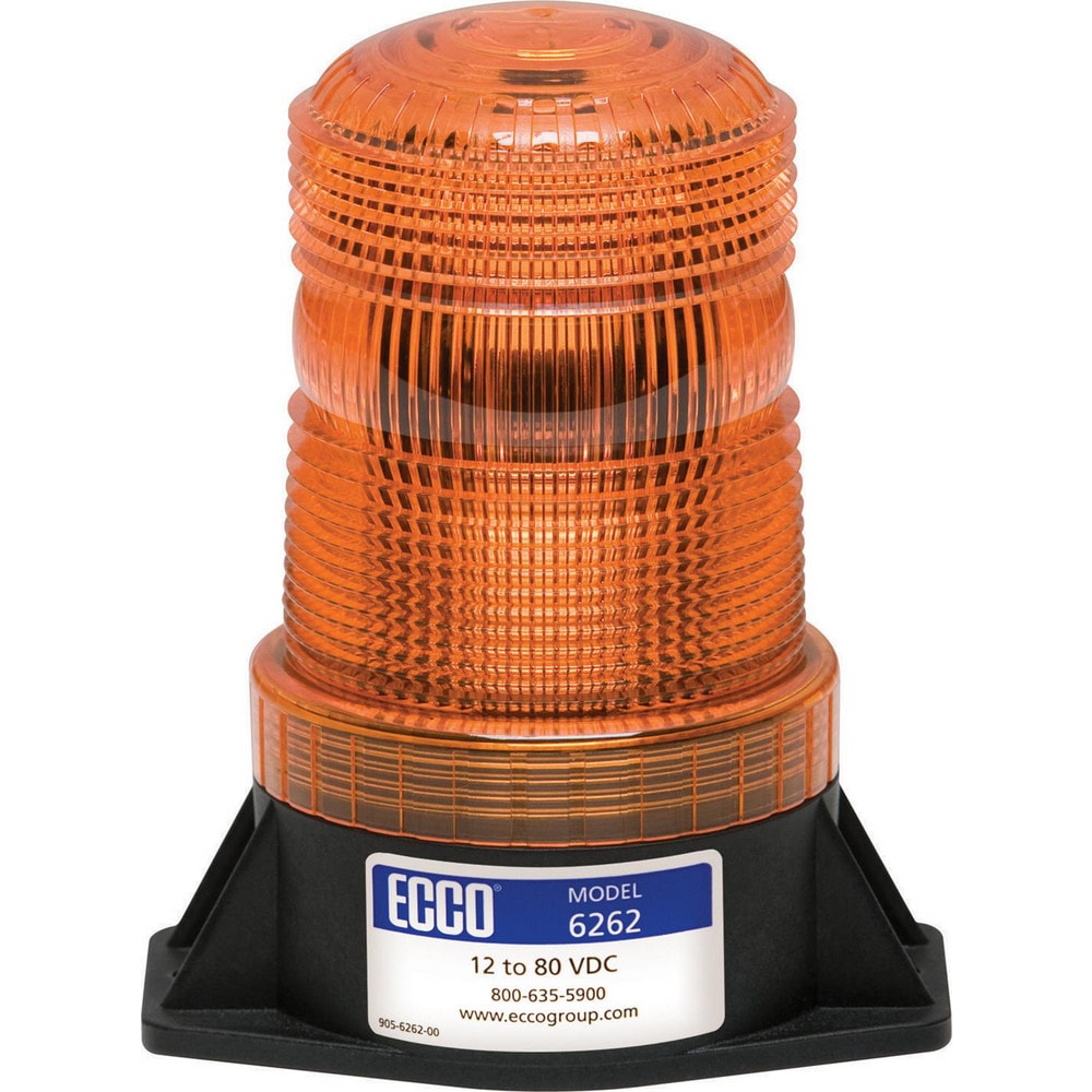 Emergency Light Assemblies; Light Assembly Type: LED Warning Light; Voltage: Multi-Voltage; Mount Type: Permanent, Flush, Surface; Power Source: 12-80VDC; Overall Height: 5.5 in