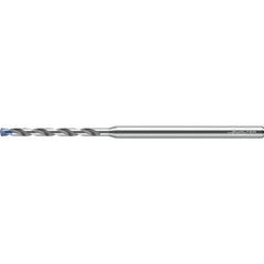 Micro Drill Bit: 2.40 mm Dia, (0.0945"), 140 deg, Solid Carbide