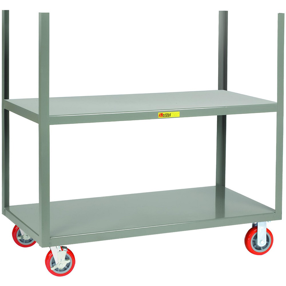 Bar, Panel & Platform Trucks; Truck Type: Pipe Stake Truck; Load Capacity: 3600 Lb; Platform Profile: Flushed; Platform Style: Solid