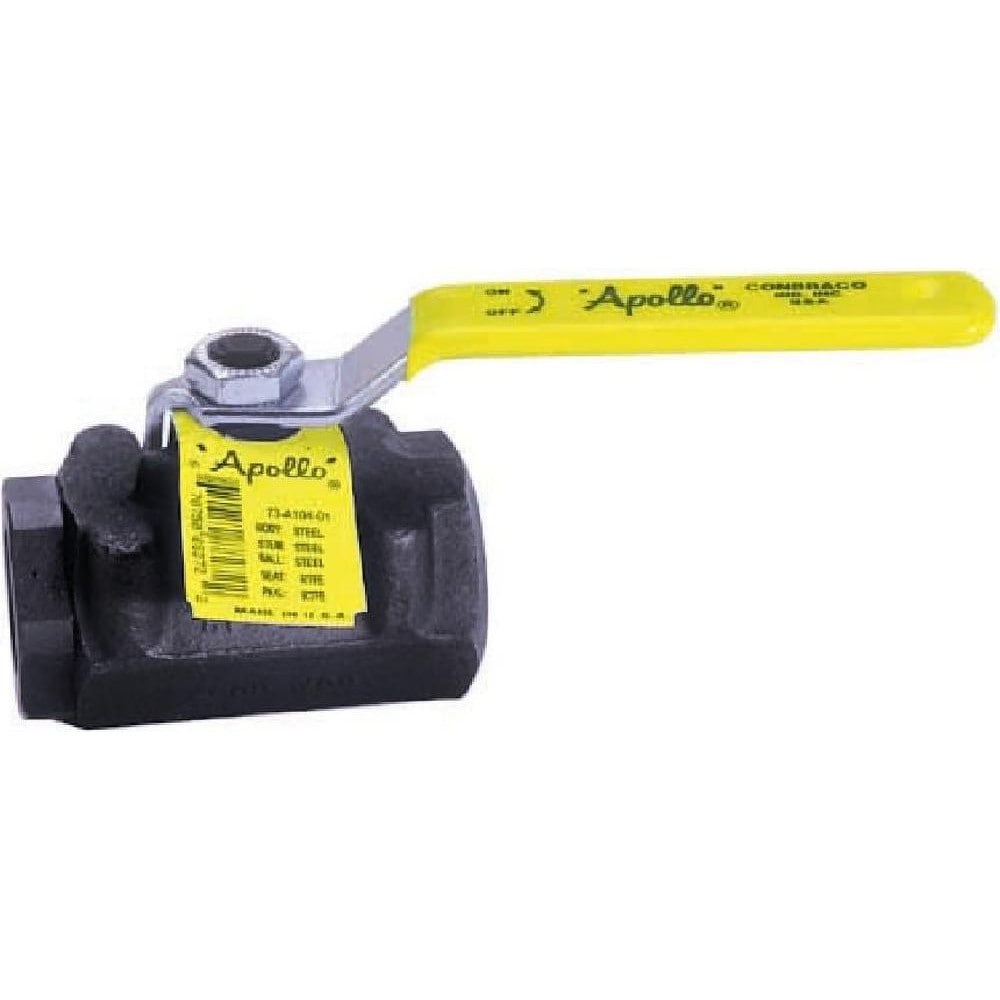 Manual Ball Valve: 1/2" Pipe, Standard Port, Forged Carbon Steel