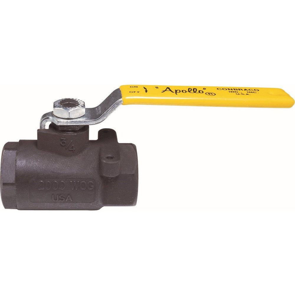 Manual Ball Valve: 1-1/2" Pipe, Standard Port, Carbon Steel