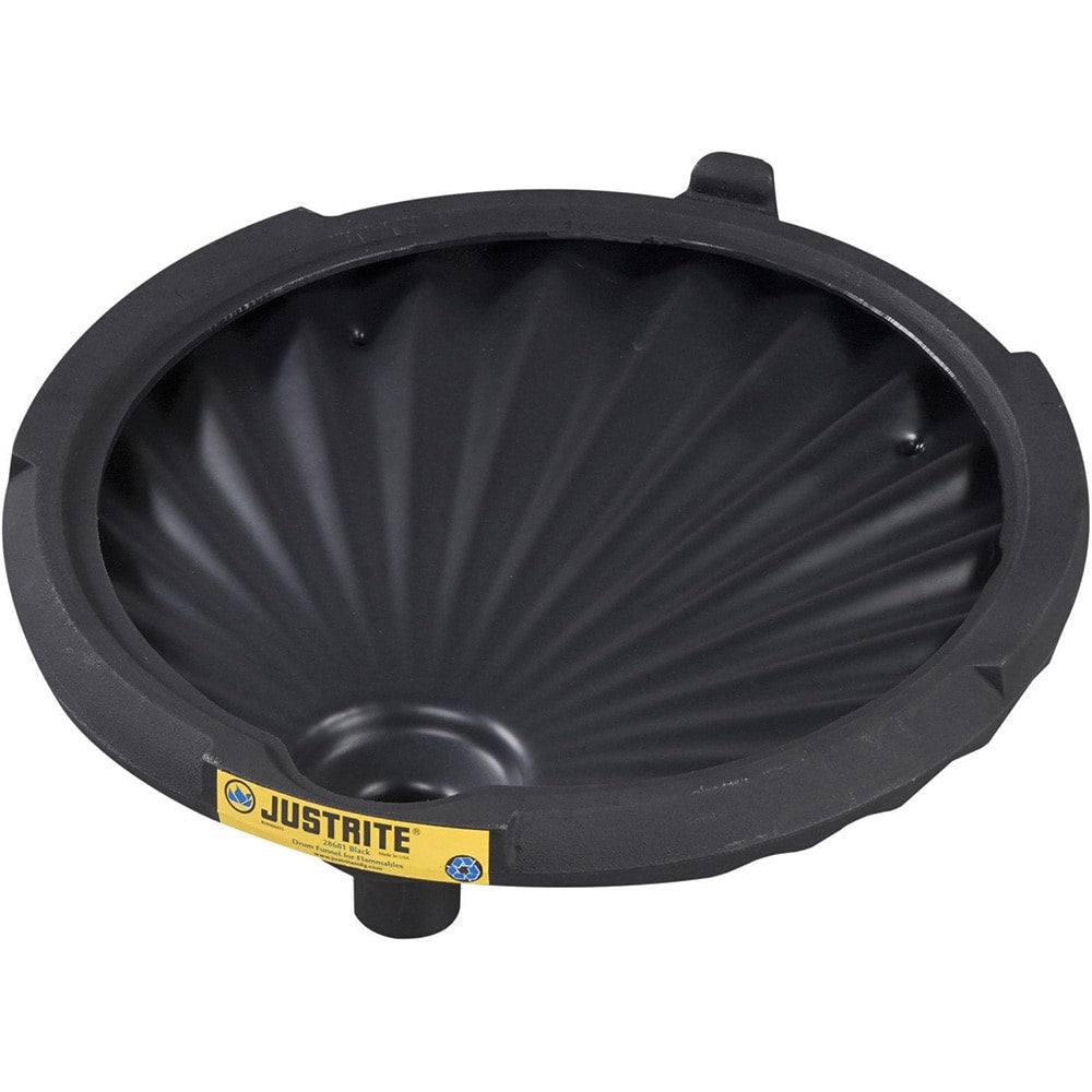 Drum Funnels & Funnel Covers; Type: Drum Funnel; Compatible Drum/Pail Capacity (Gal.): 30.00; 55.00; Diameter (Decimal Inch): 21.0000; Diameter (Inch): 21; Height (Inch): 3.25; Height (Decimal Inch): 3.000000; Mouth Diameter (Inch): 20; Material: 100% Rec