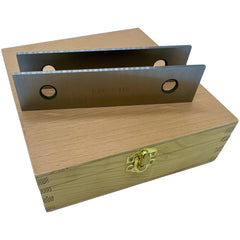 Vise accessories; 10 matched Parallel Heights;  used in 4" vise applications;  Includes wooden box