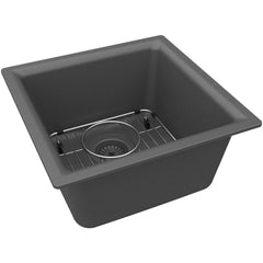 Sinks; Type: Undermount, Drop-In; Mounting Location: Countertop; Number Of Bowls: 1; Material: Quartz; Faucet Included: No; Faucet Type: No Faucet; Depth (Inch): 7-11/16; Valve Design: No Valve