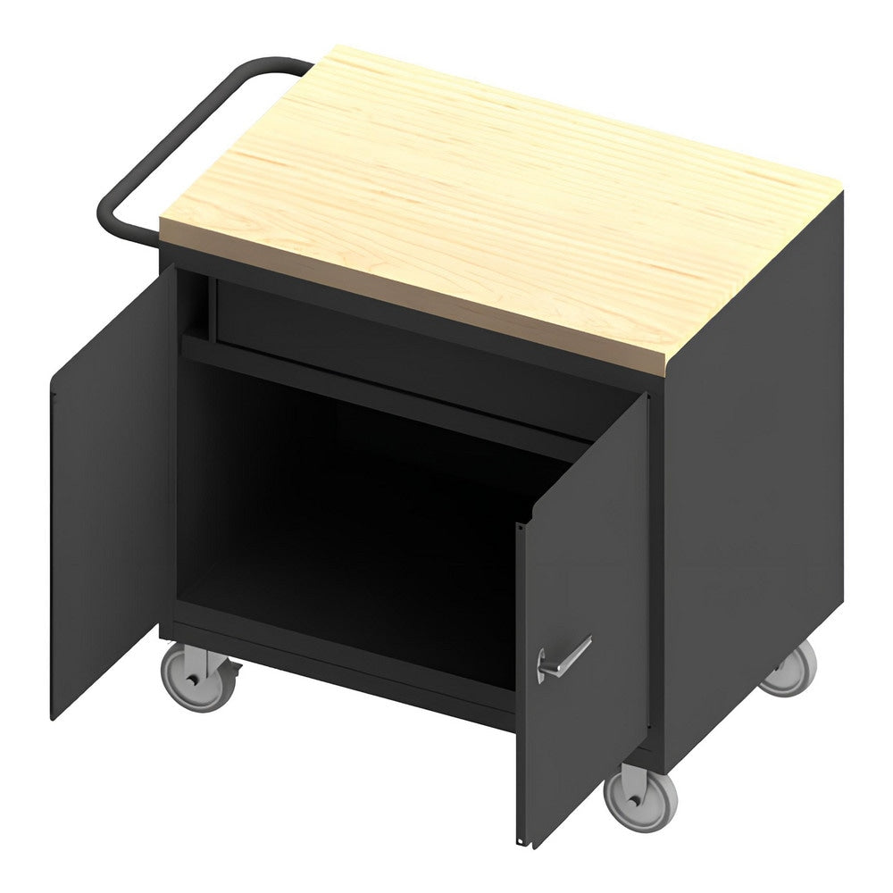 Mobile Work Centers; Center Type: Mobile Bench Cabinet; Load Capacity: 1200; Depth (Inch): 42-1/8; Height (Inch): 37-1/8; Number Of Bins: 0; Color: Gray; Overall Depth: 42.125 in; Overall Height: 37.125 in