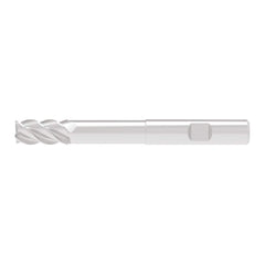 Corner Radius End Mill: 20.00 mm Dia, 42.00 mm LOC, 3.00 mm Radius, 4 Flute, Solid Carbide