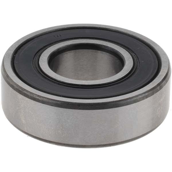 Deep Groove Ball Bearing: 40 mm OD, 0.4724" Wide, Double Seal