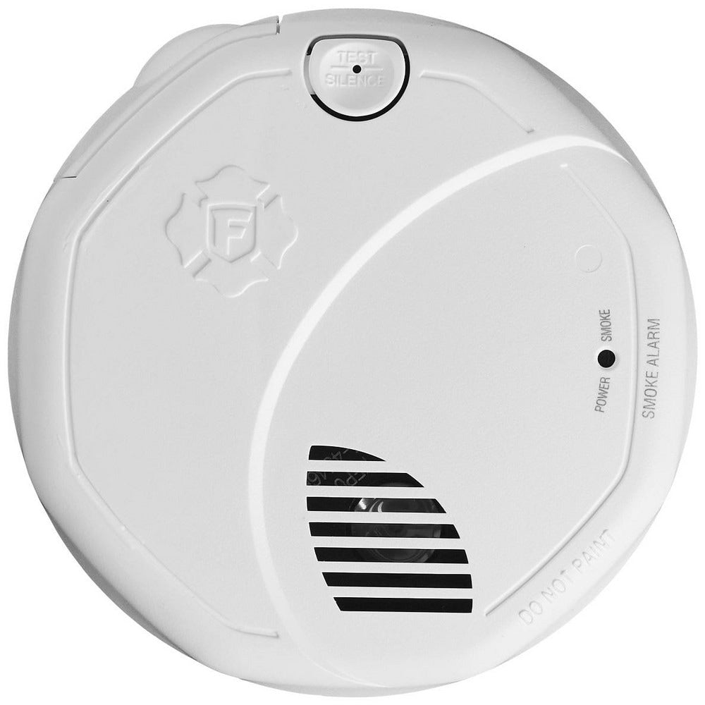 Smoke & Carbon Monoxide (CO) Alarms; Alarm Type: Smoke; Sensor Type: Photoelectrical; Mount Type: Wall, Ceiling; Interconnectable: Interconnectable; Power Source: Battery; Battery Chemistry: Alkaline; Battery Size: AA; Batteries Included: Yes