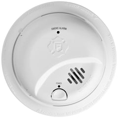 Smoke & Carbon Monoxide (CO) Alarms; Alarm Type: Smoke; Sensor Type: Ionization; Mount Type: Wall, Ceiling; Interconnectable: Non-Interconnectable; Power Source: Battery; Battery Chemistry: Carbon Zinc; Battery Size: 9V; Batteries Included: Yes