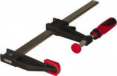 Steel Bar Clamp: 36" Capacity, 3" Throat Depth, 1,100 lb Clamp Pressure, 40" OAL