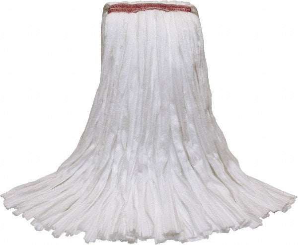 Wet Mop Cut: Side Loading, X-Small, White Mop, Polyester & Rayon