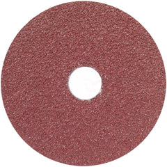 Fiber Disc:  5" Disc Dia, 7/8" Hole, Arbor Hole, 24 Grit, Ceramic Alumina