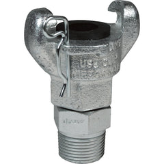 Universal Hose Couplings; Type: Swivel Male Ends; Material: Plated Iron; Thread Size: 3/4; Thread Standard: NPT; Connection Type: Threaded; Maximum Pressure: 150 psi