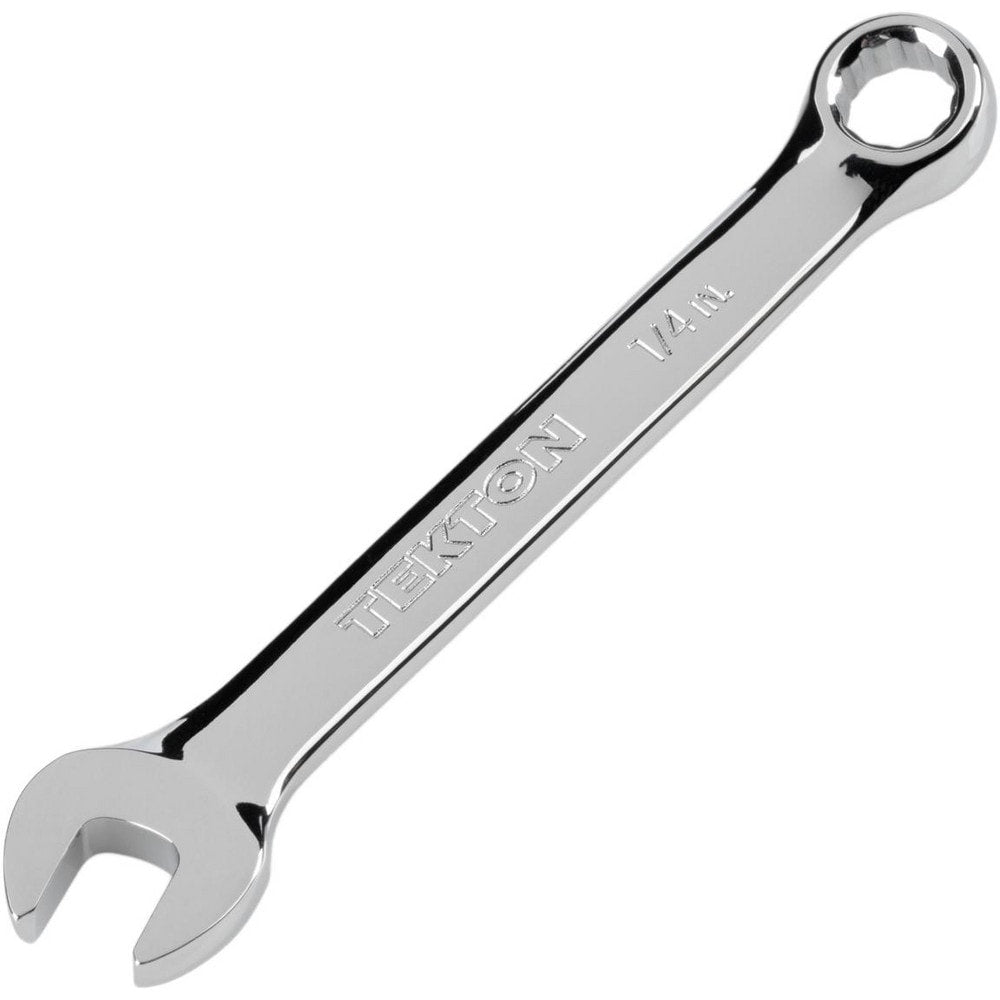 Combination Wrench: 1/4" Head Size, 15 deg Offset