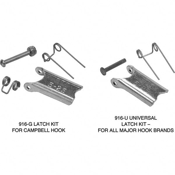 Lifting Aid Accessories; Type: Locking Latch Kit; For Use With: Hook Sizes 10-30