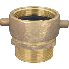 Brass & Chrome Pipe Fittings; Fitting Type: Domestic Male Swivel Adapter; Fitting Size: 2-1/2; End Connections: MNST x MNPT; Material Grade: 360; Connection Type: Threaded; Pressure Rating (psi): 175; Fitting Shape: Straight; Thread Standard: NPT, NST