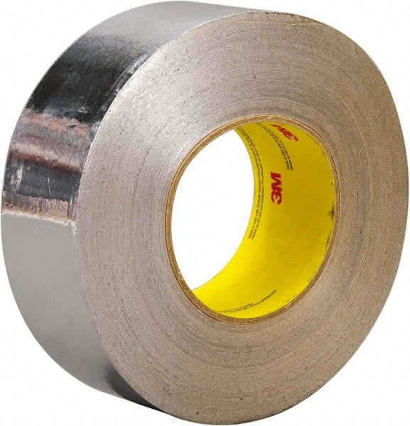 Silver Foil Scrim Kraft Tape: 2-53/64" Wide, 9.5 mil Thick