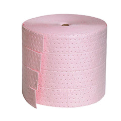 Sorbent Roll: Chemical & Hazardous Materials Use, Heavy Weight, 150' Long, 19.6 gal Capacity