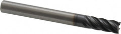 Square End Mill: 6.00 mm Dia, 13.00 mm LOC, 5 Flute, Solid Carbide