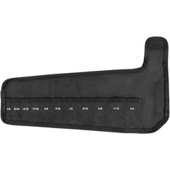 Tool Pouches & Holsters; Holder Type: Tool Pouch; Tool Type: Wrench Pouch; Closure Type: Hook & Loop; Material: Polyester; Color: Black; Belt Included: No