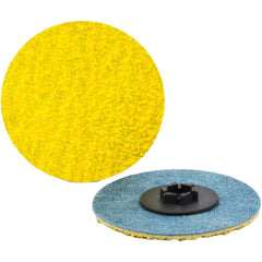 Quick-Change Disc: Type P, 1-1/2" Dia, 60 Grit, Ceramic Alumina, Coated