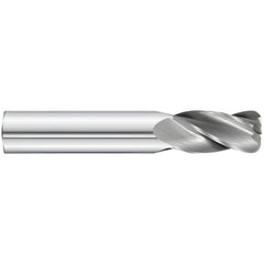 Corner Radius End Mill: 3/4" Dia, 1-1/2" LOC, 0.0200" Radius, 4 Flute, Solid Carbide