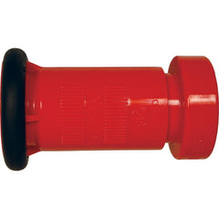 Hose Nozzles; Nozzle Type: Constant Flow; Material: Polycarbonate; Hose Diameter: 1.5; Maximum Pressure: 100; Thread Standard: NST; Thread Size: 1-1/2; Color: Red